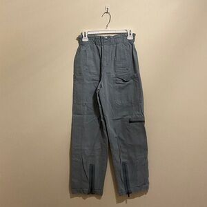 Women's Light Blue Straight Leg Pants